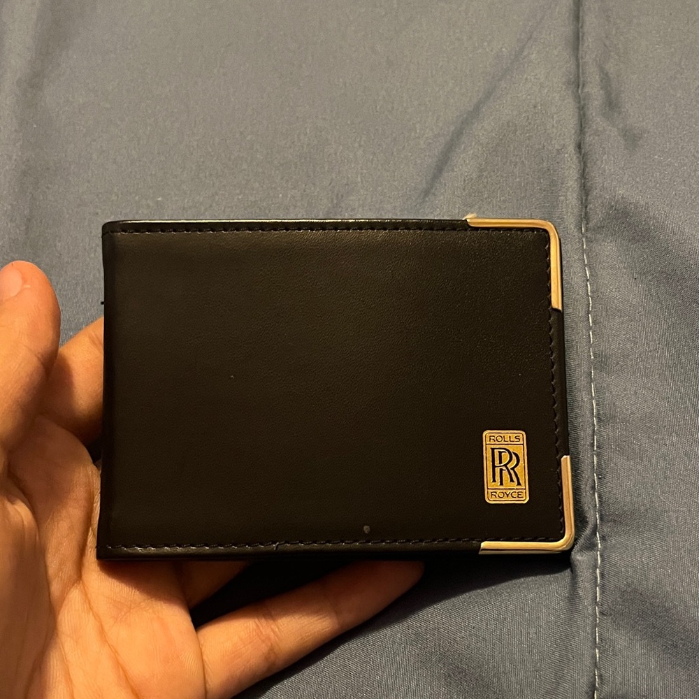 rolls royce Leather Wallet